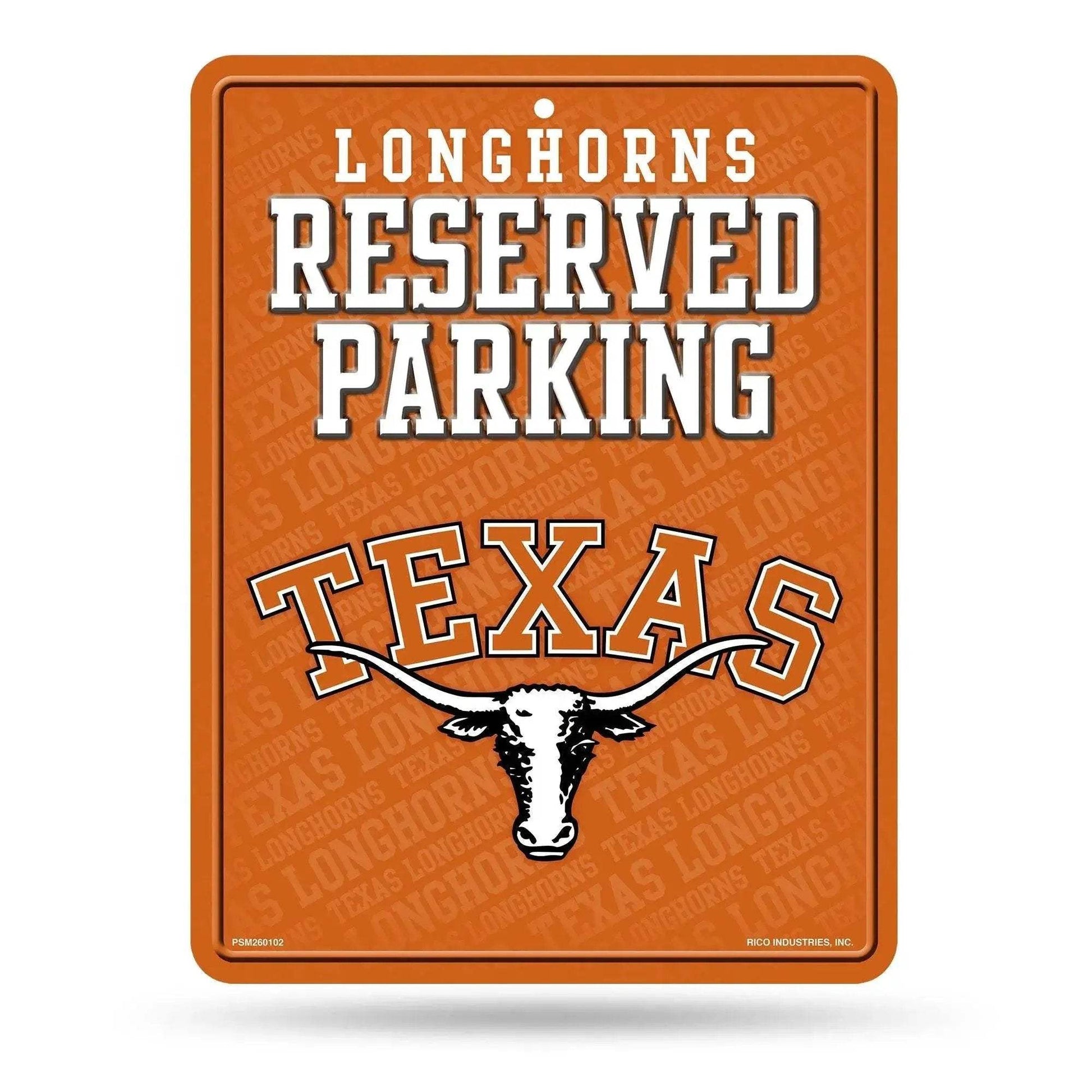  Texas Longhorns Metal Parking Sign 2019 Embossed Finish -  ToylandEU™
