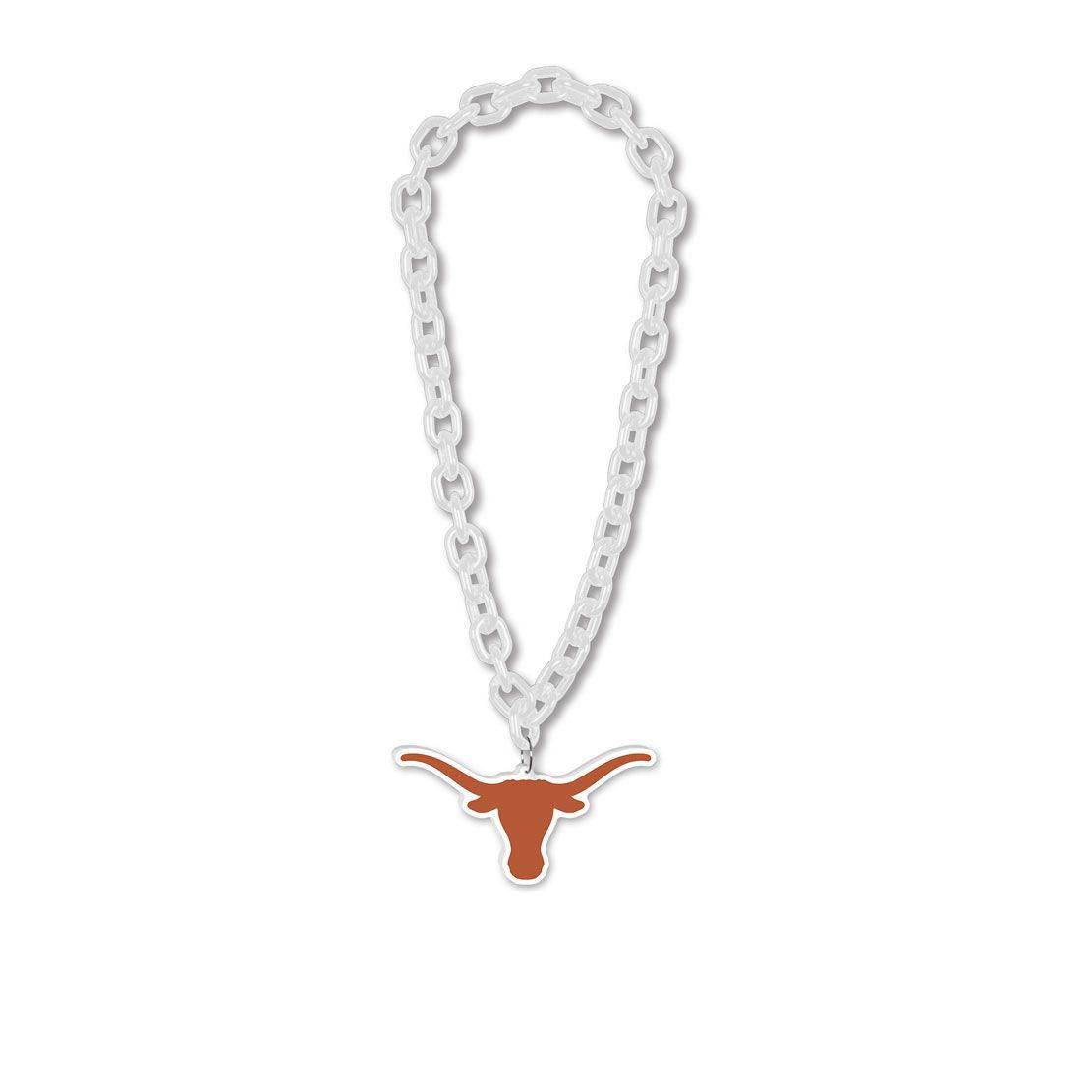 Texas Longhorns Necklace 38 Inch Big Fan Chain Foam Logo - ToylandEU