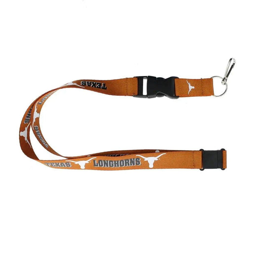  Texas Longhorns Orange Lanyard Aminco Breakaway Clip -  ToylandEU™