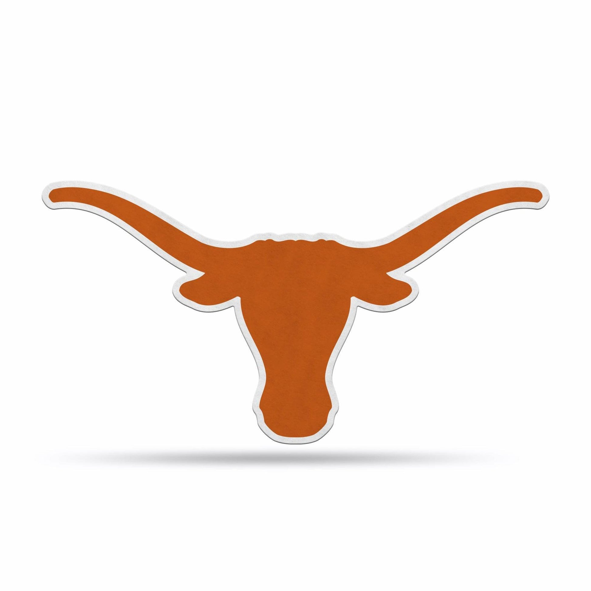 Texas Longhorns Pennant Felt Logo Shape Cut Gift Decor - ToylandEU