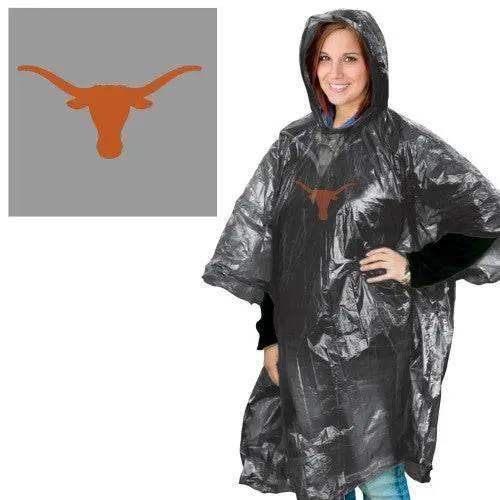  Texas Longhorns Rain Poncho One Size Packable Lightweight -  ToylandEU™