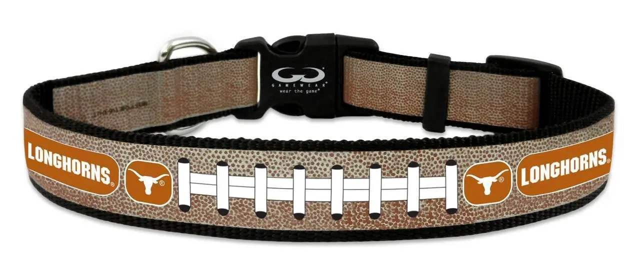  Texas Longhorns Reflective Medium Football Collar For Pets -  ToylandEU™