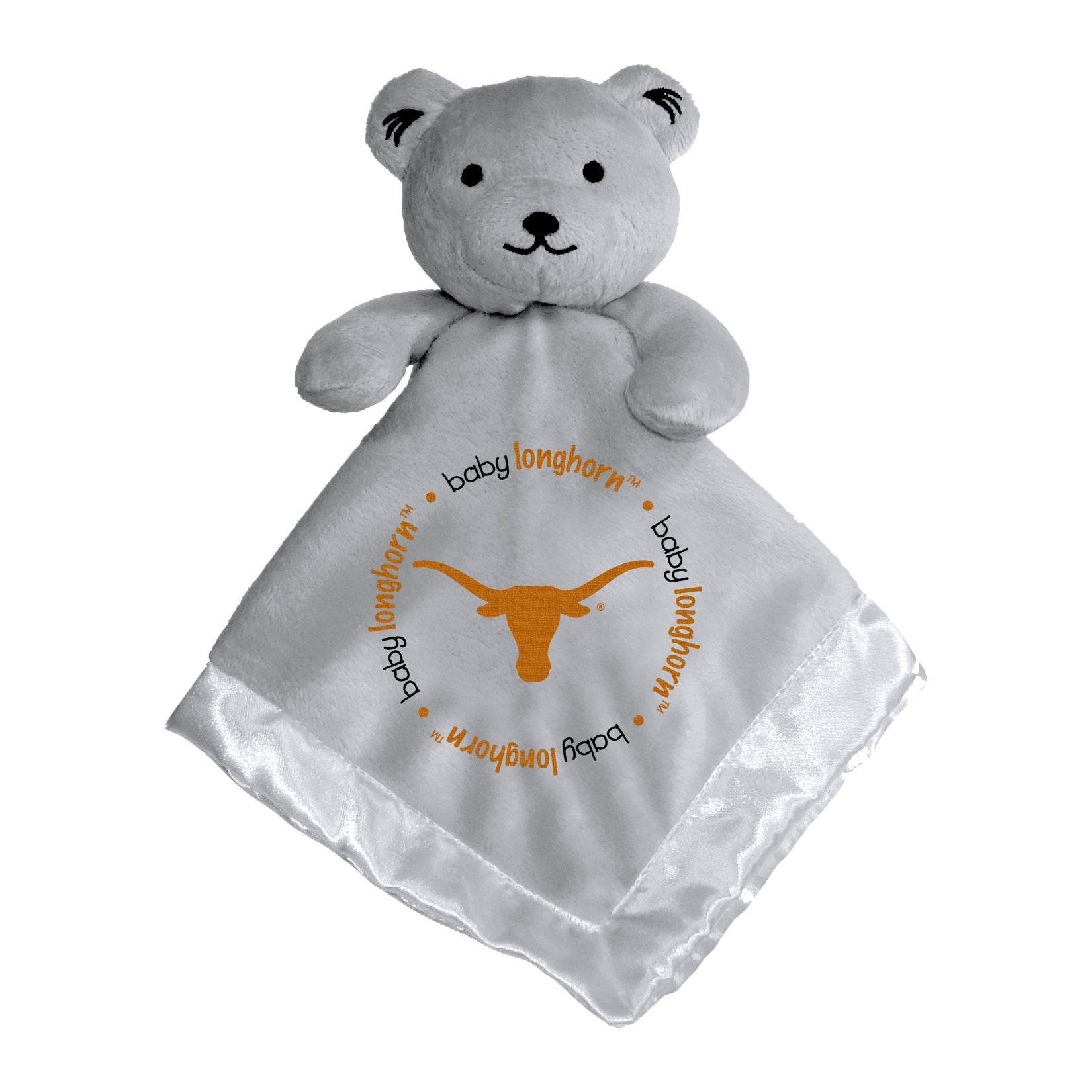 Texas Longhorns Security Bear Gray Plush With Satin Lining - ToylandEU
