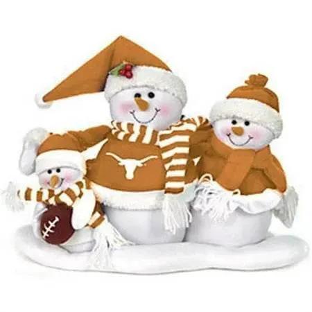  Texas Longhorns Table Top Snow Family Plush Set CO -  ToylandEU™