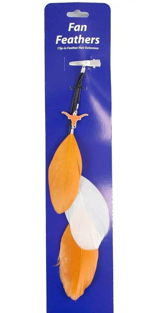  Texas Longhorns Team Color Feather Hair Clip CO -  ToylandEU™