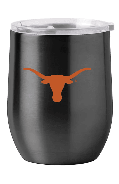 Texas Longhorns Travel Tumbler 16oz Curved Stainless Steel - ToylandEU