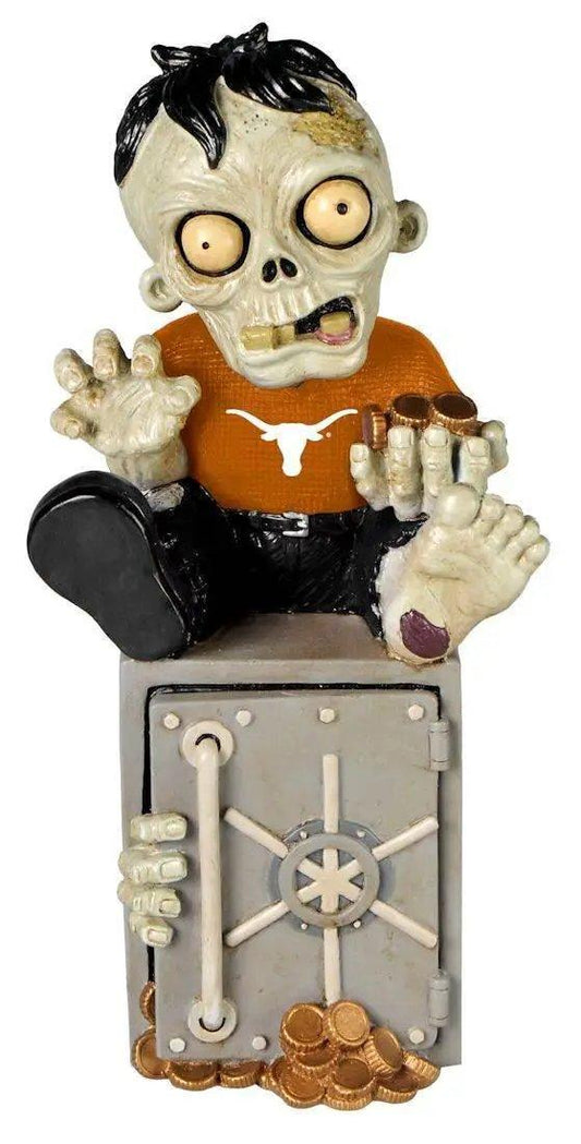  Texas Longhorns Zombie Figurine Piggy Bank Resin Co -  ToylandEU™
