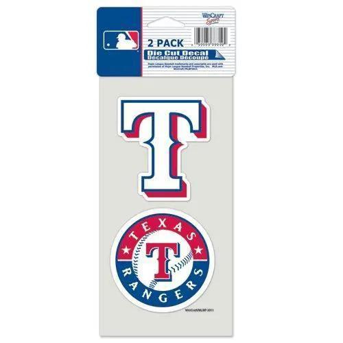  Texas Rangers 4x4 Decal Set of 2 Perfect Cut Vinyl Decals -  ToylandEU™