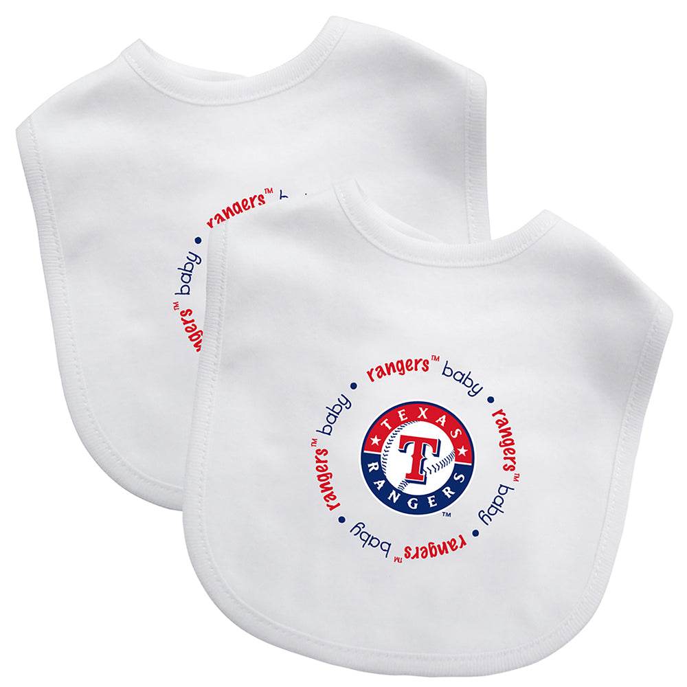 Texas Rangers Baby Bib 2 Pack Unisex Officially Licensed - ToylandEU