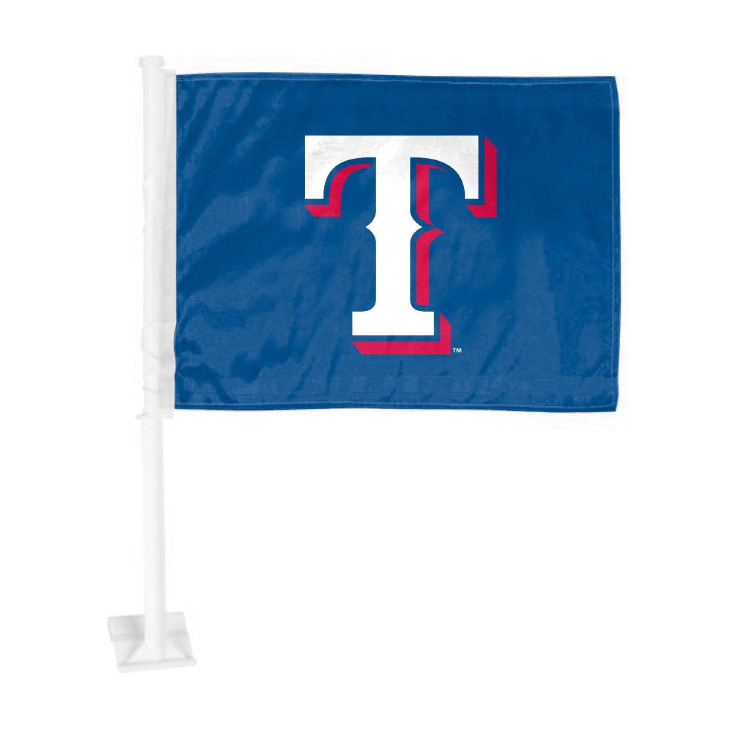 Texas Rangers Car Flag With Primary Logo Plastic Clip - ToylandEU
