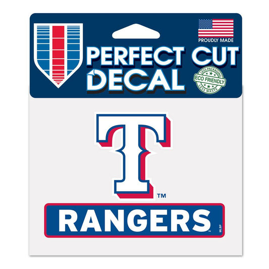 Texas Rangers Decal 4.5x5.75 Perfect Cut Color Special Order - ToylandEU