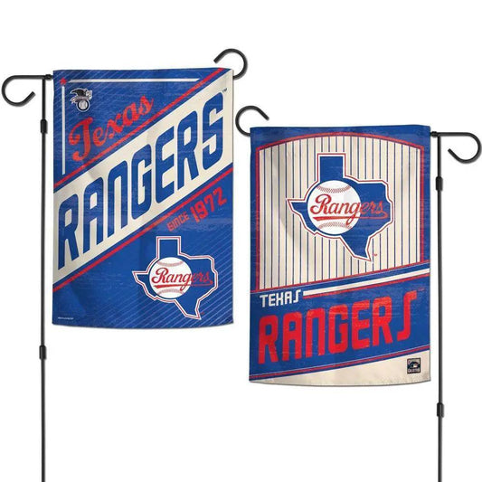  Texas Rangers Garden Flag 12x18 Two Sided Cooperstown -  ToylandEU™