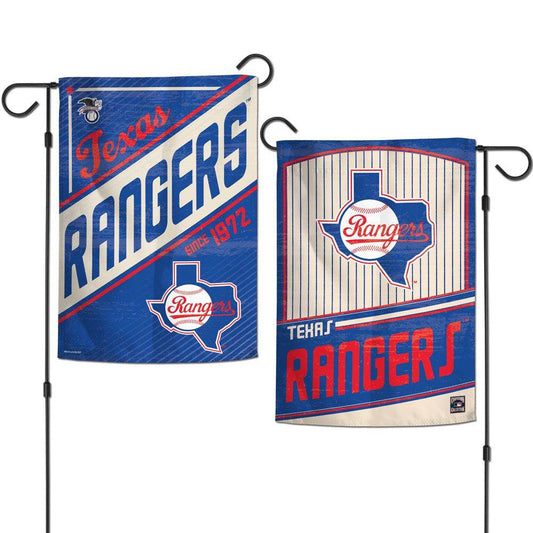 Texas Rangers Garden Flag 12x18 Two Sided Cooperstown - ToylandEU