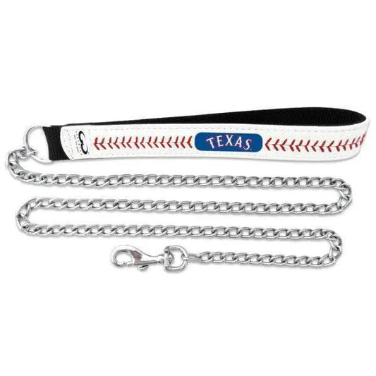  Texas Rangers Leather Chain Pet Leash Baseball Size Medium -  ToylandEU™