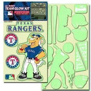  Texas Rangers Lil Buddy Glow In The Dark Decal Kit Set CO -  ToylandEU™
