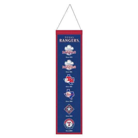  Texas Rangers Wool Banner 8x32 Heritage Evolution Design -  ToylandEU™