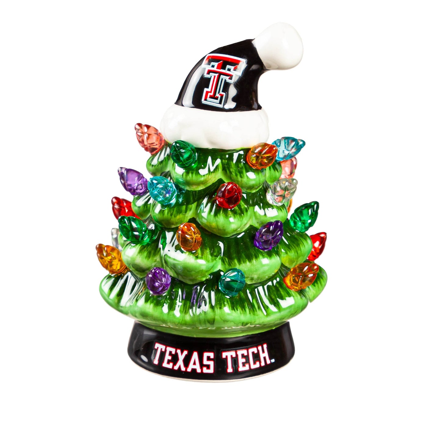 Texas Tech Red Raiders 4 Inch LED Tabletop Christmas Tree - ToylandEU