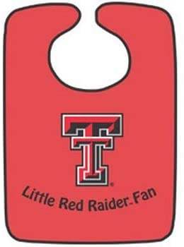 Texas Tech Red Raiders Baby Bib Two Tone Snap Style - ToylandEU