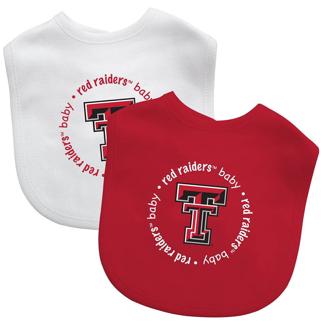 Texas Tech Red Raiders Baby Bibs 2 Pack Officially Licensed - ToylandEU