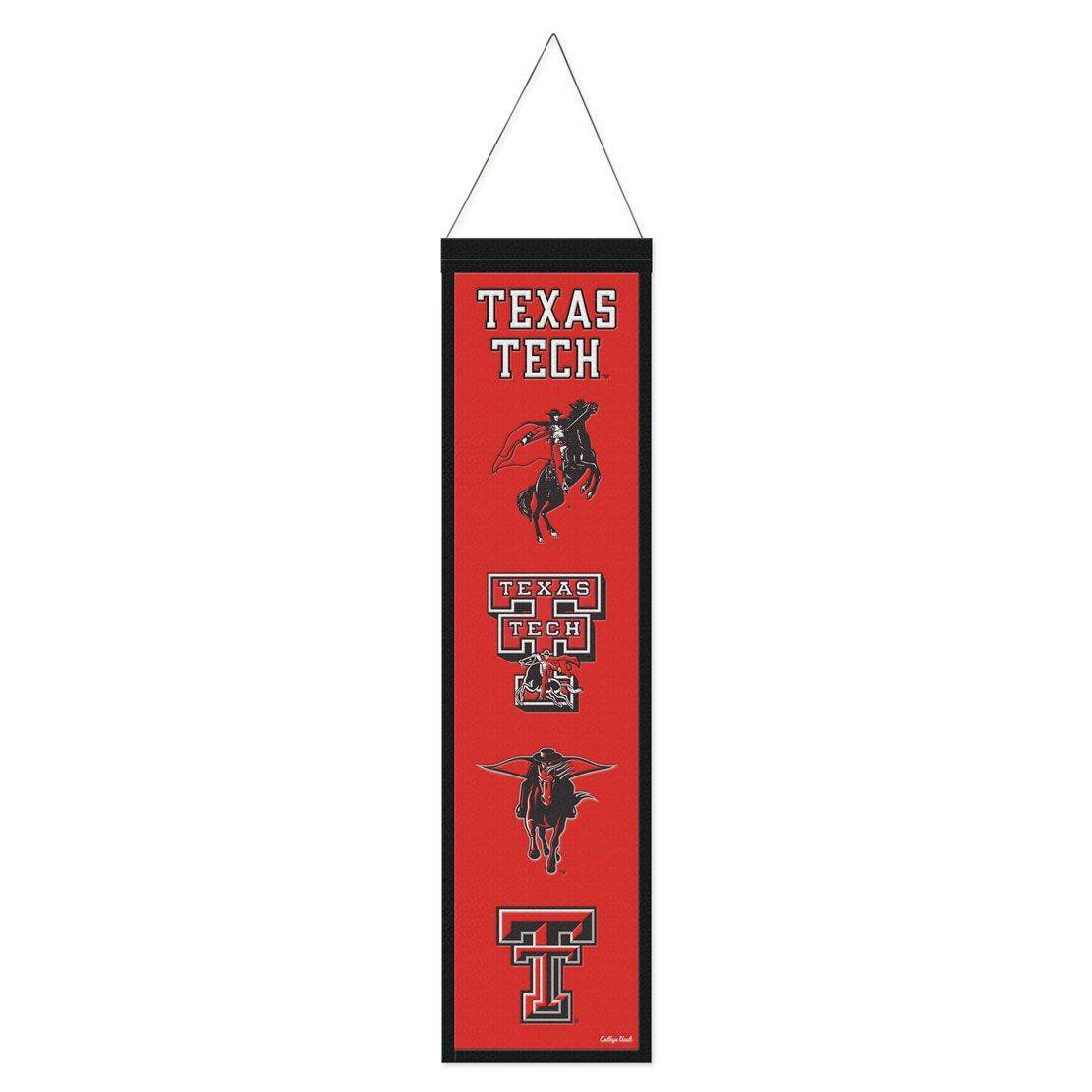 Texas Tech Red Raiders Banner Wool 8x32 Heritage Evolution - ToylandEU