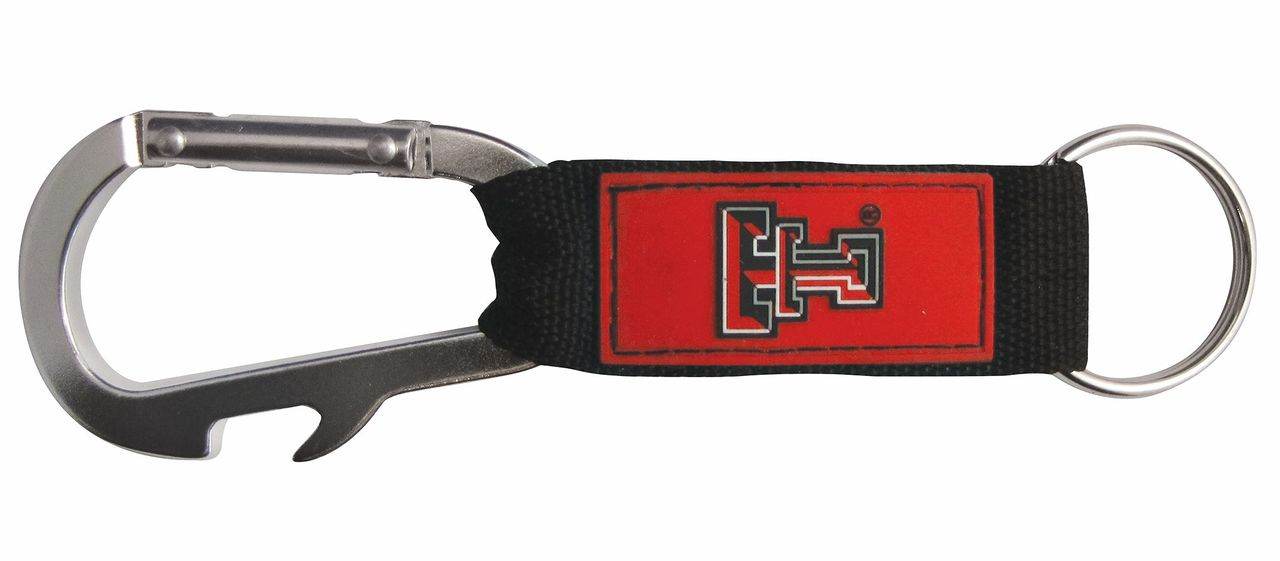 Texas Tech Red Raiders Carabiner Keychain Bottle Opener - ToylandEU
