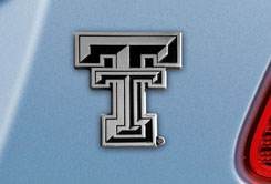Texas Tech Red Raiders Chrome Auto Emblem Premium FanMats - ToylandEU