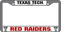 Texas Tech Red Raiders Chrome License Plate Frame Special - ToylandEU