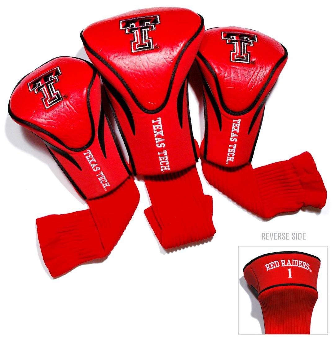 Texas Tech Red Raiders Contour Golf Headcovers 3 Piece Set - ToylandEU