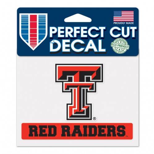 Texas Tech Red Raiders Decal 4.5x5.75 Perfect Cut Color - ToylandEU