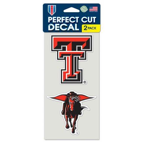 Texas Tech Red Raiders Die Cut Decals Set 2 Outdoor Vinyl - ToylandEU