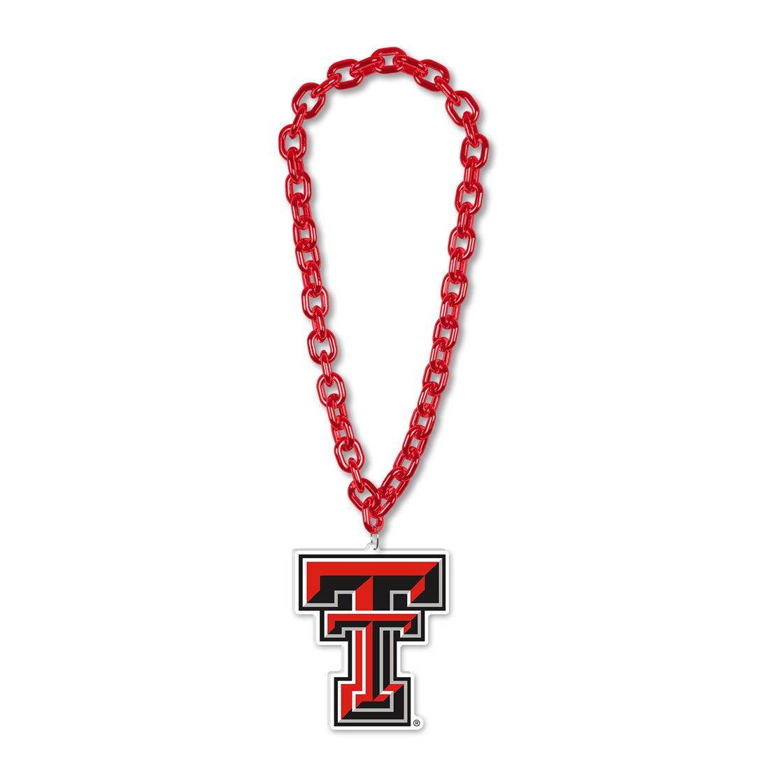 Texas Tech Red Raiders Foam Logo Necklace On 38 Inch Chain - ToylandEU