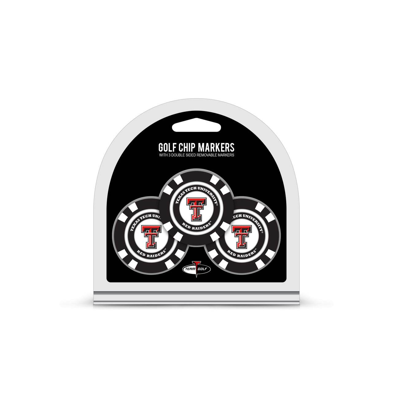 Texas Tech Red Raiders Golf Chip With Marker 3 Pack - ToylandEU
