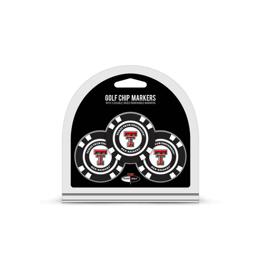 Texas Tech Red Raiders Golf Chip With Marker 3 Pack - ToylandEU