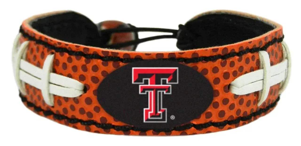  Texas Tech Red Raiders Leather Bracelet Classic Football -  ToylandEU™
