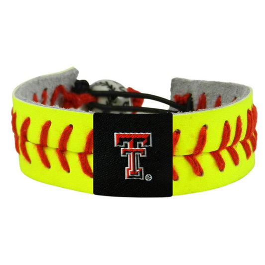 Texas Tech Red Raiders Leather Bracelet Softball Team - ToylandEU