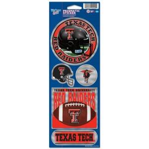 Texas Tech Red Raiders Prismatic Holographic Stickers - ToylandEU