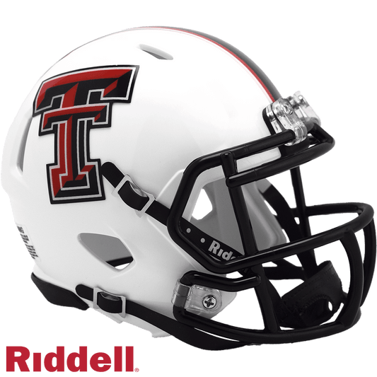 Texas Tech Red Raiders Riddell Mini Speed Helmet White - ToylandEU