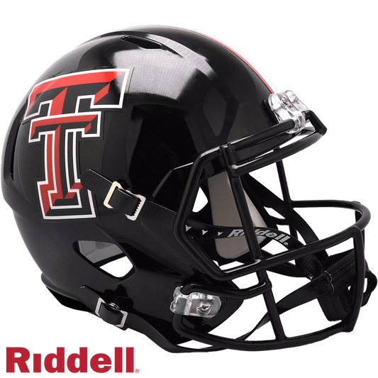 Texas Tech Red Raiders Riddell Replica Black Helmet - ToylandEU