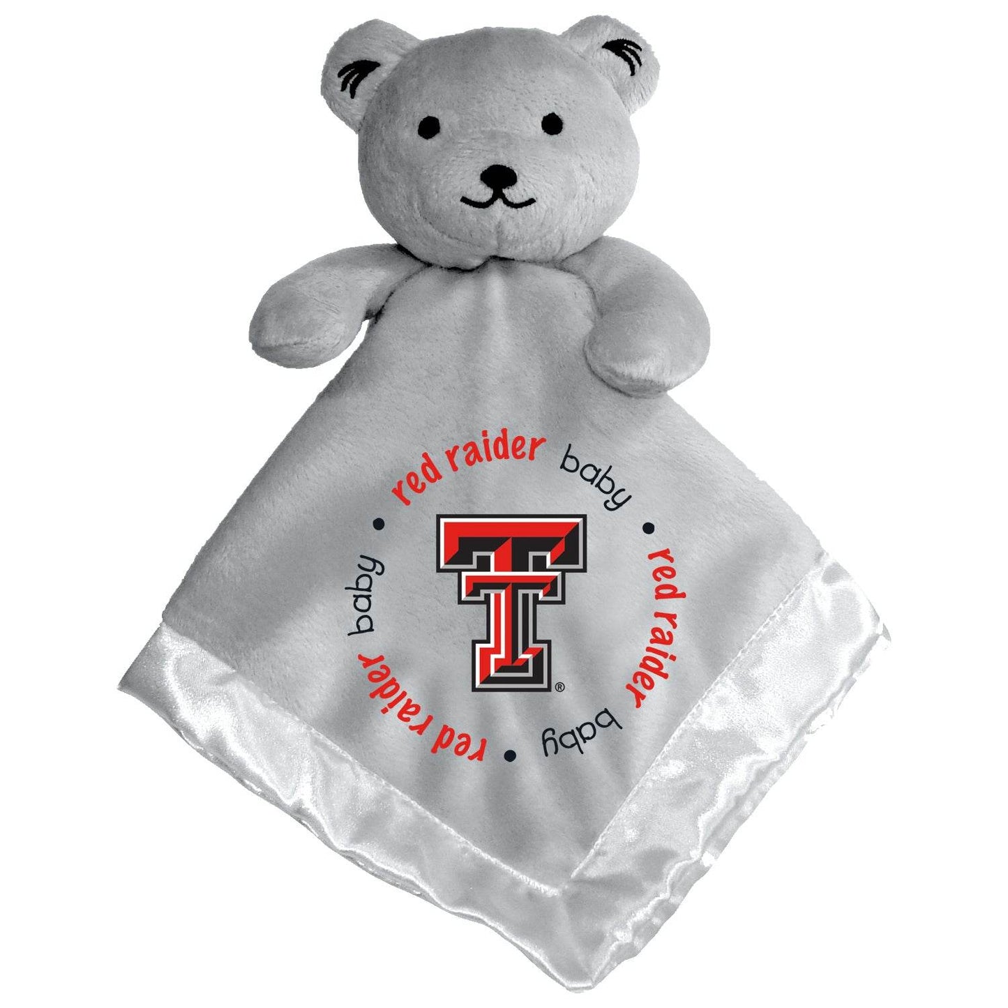 Texas Tech Red Raiders Security Bear Gray Plush Logo - ToylandEU