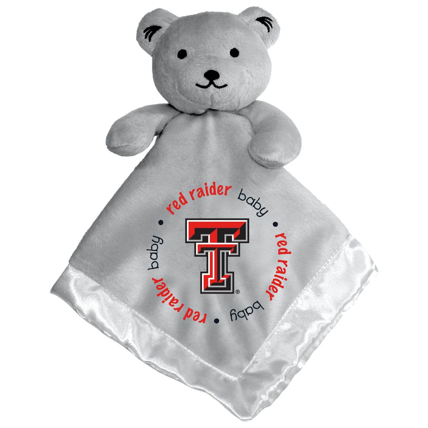 Texas Tech Red Raiders Security Bear Gray Plush Logo - ToylandEU