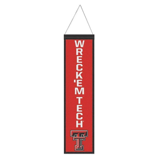  Texas Tech Red Raiders Wool Banner 8x32 Heritage Slogan -  ToylandEU™