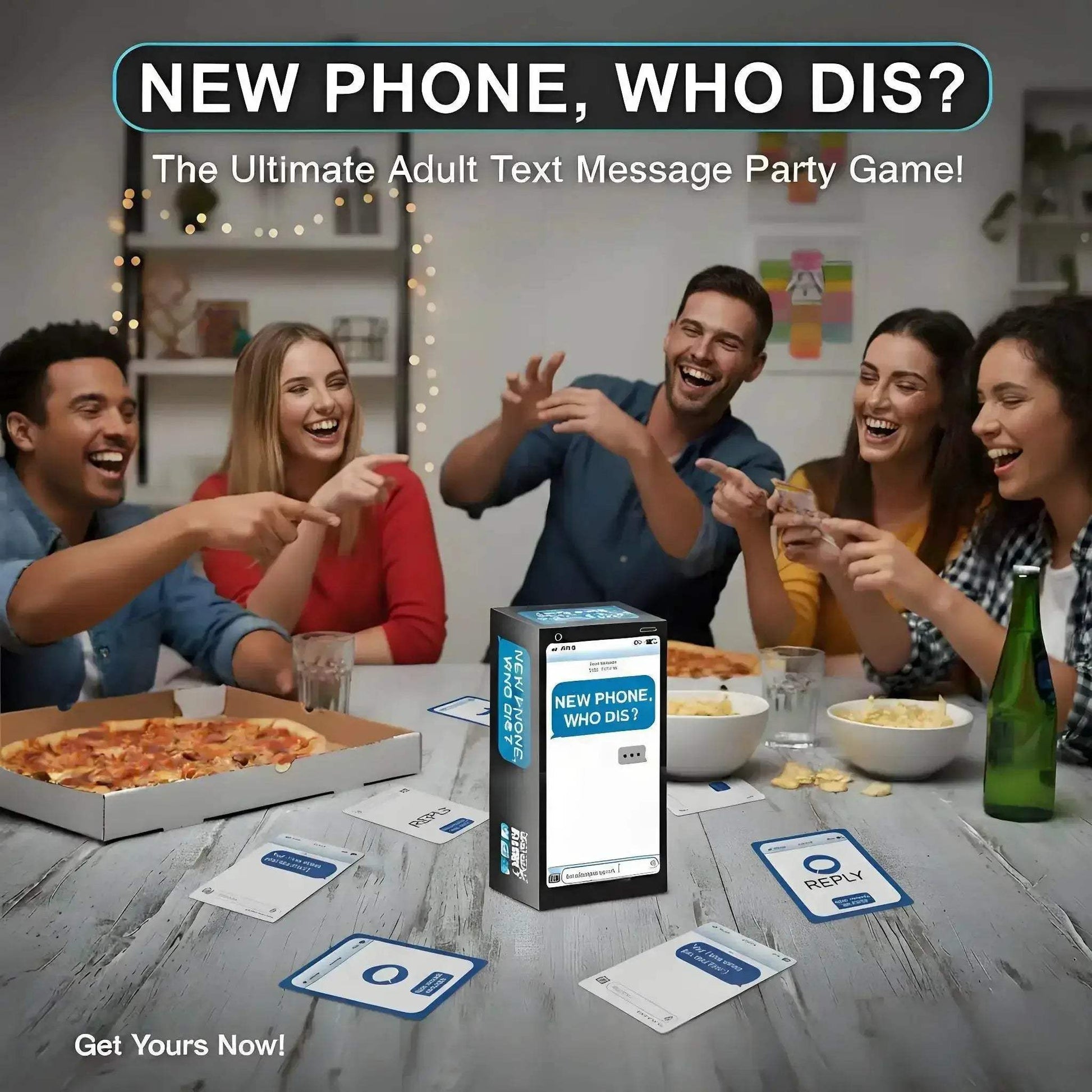 Texting Card Game For Adults Fun Icebreaker Party Night - ToylandEU
