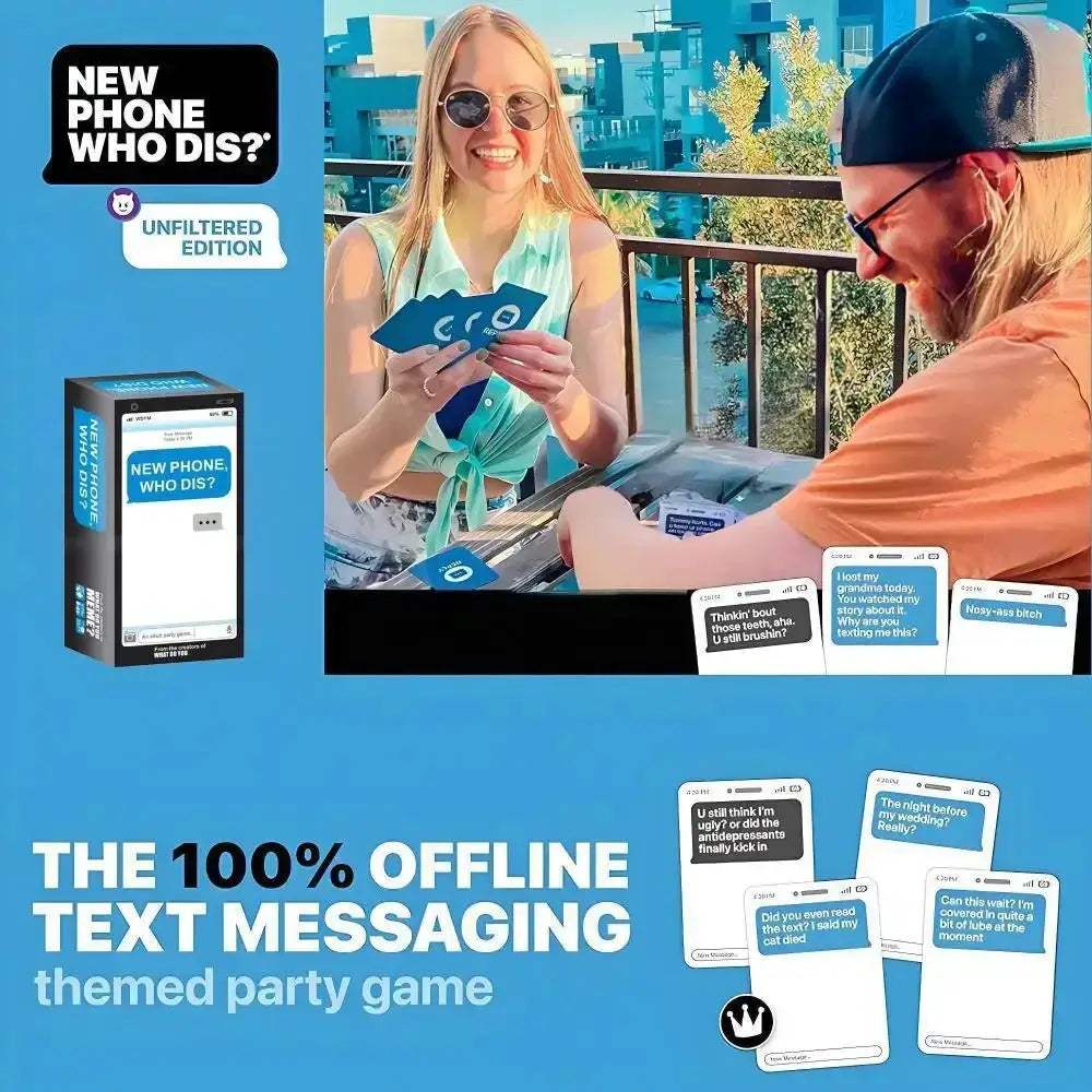 Texting Card Game For Adults Fun Icebreaker Party Night - ToylandEU