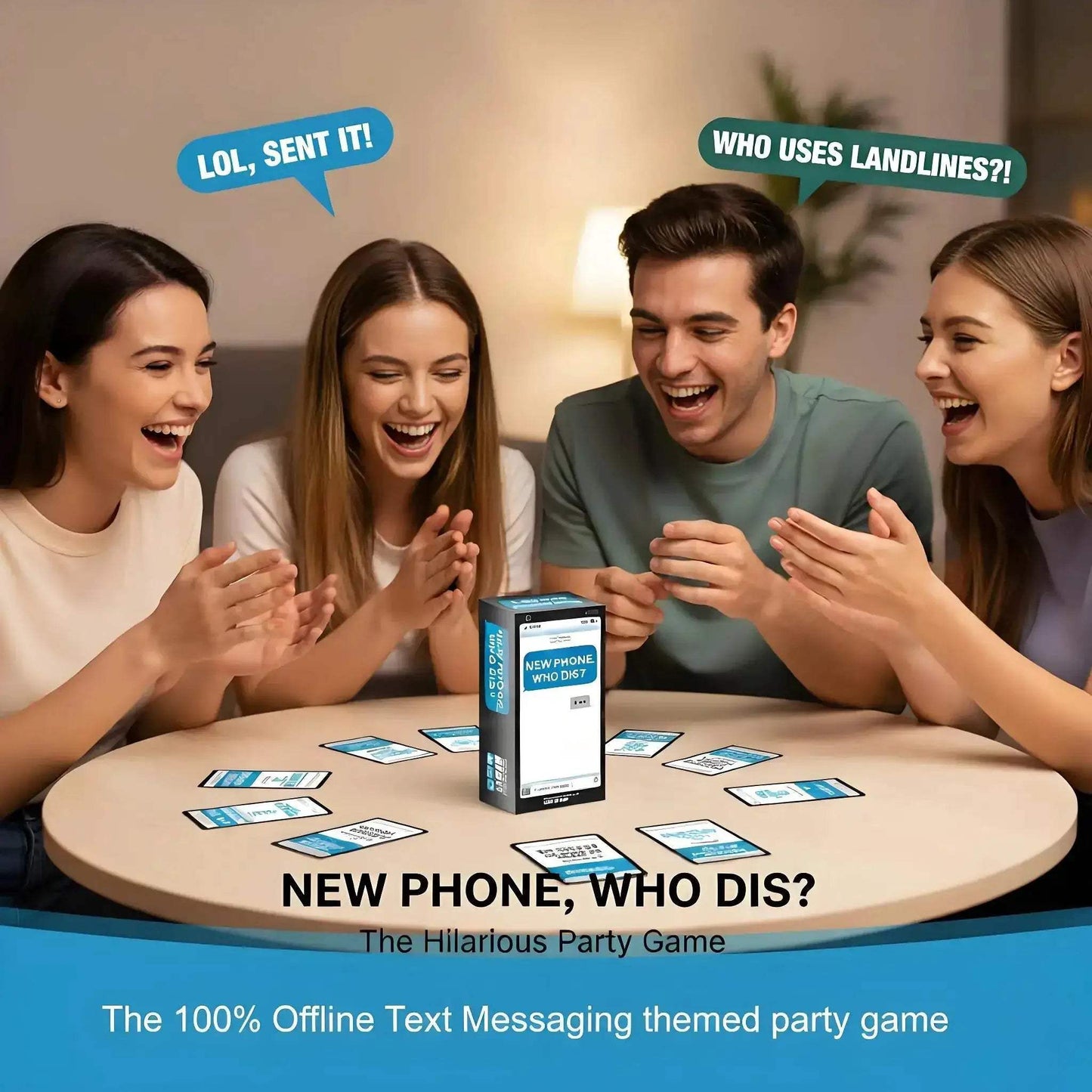Texting Card Game For Adults Fun Icebreaker Party Night - ToylandEU