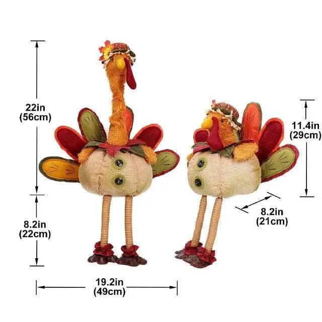  Thanksgiving Turkey Tutu Dress for Kids with Headband - Festive Fun! -  ToylandEU™
