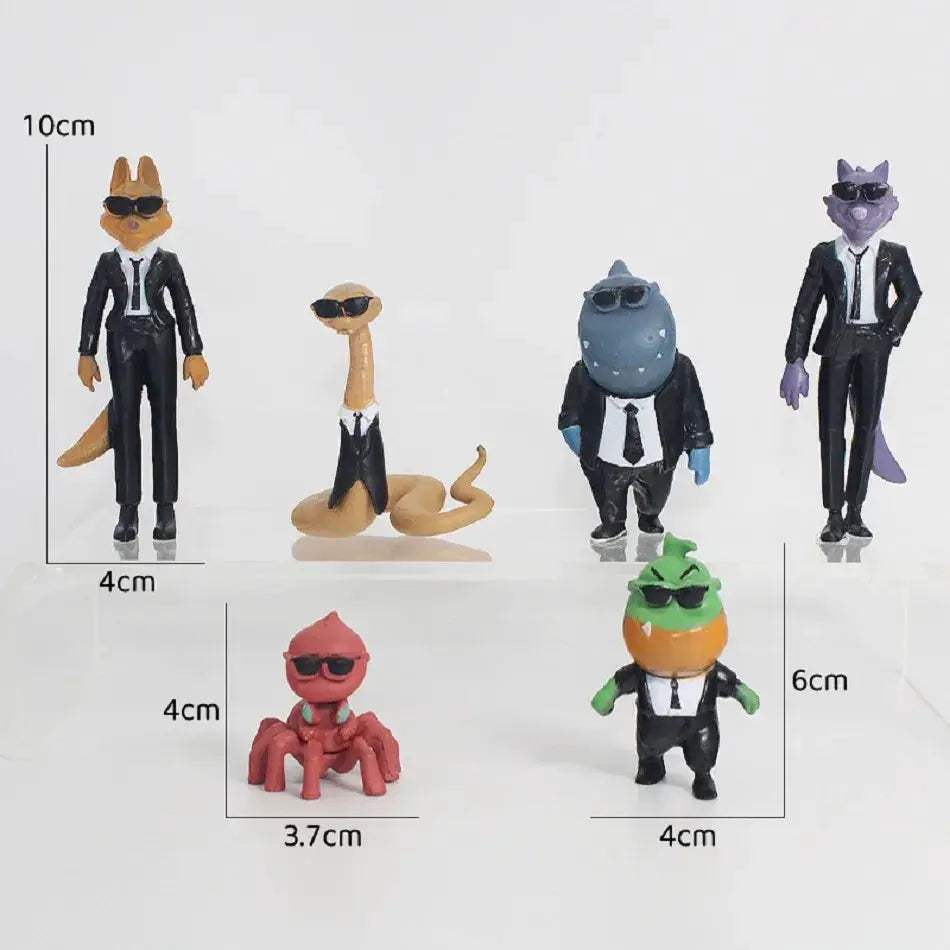 The Bad Guys 2 Action Figures Collectible Six Piece Set - ToylandEU