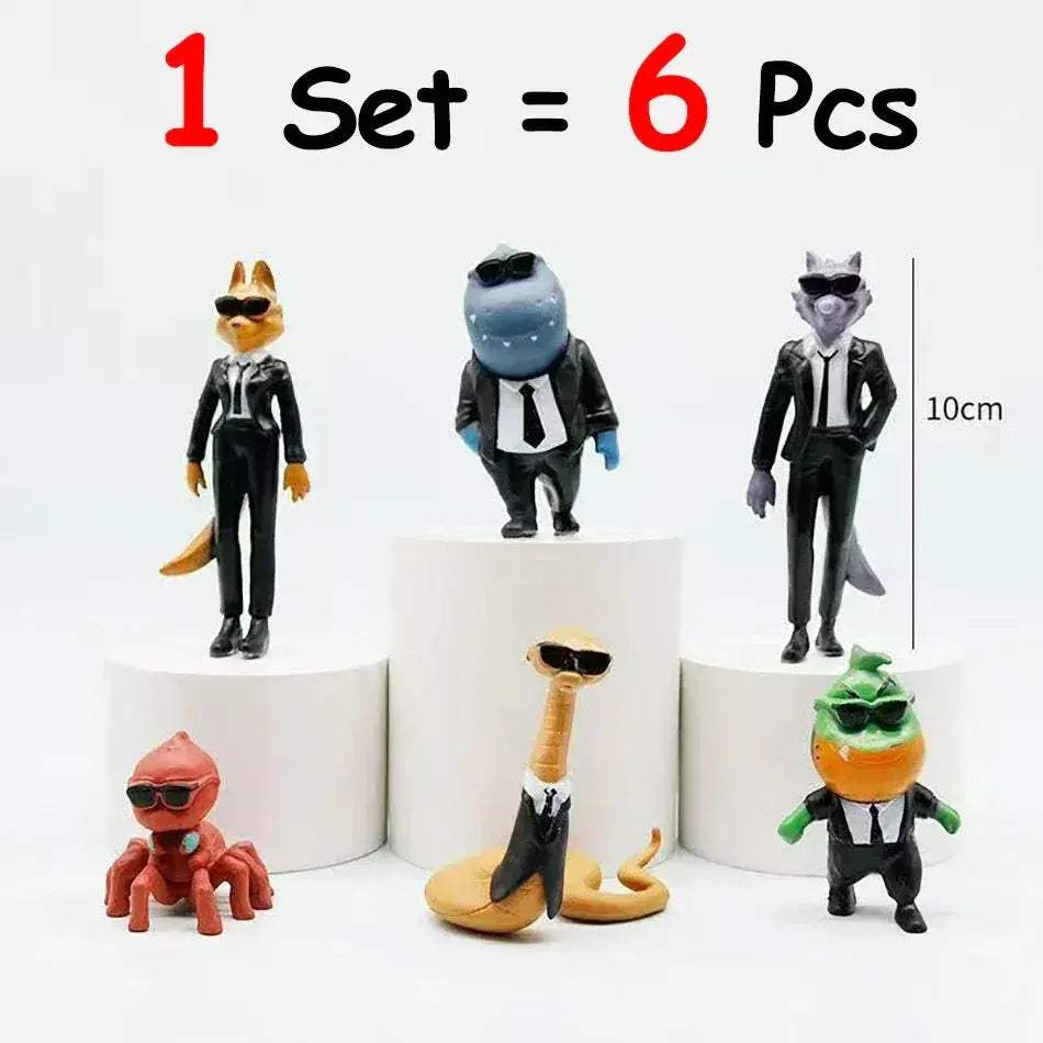 The Bad Guys 2 Action Figures Collectible Six Piece Set - ToylandEU