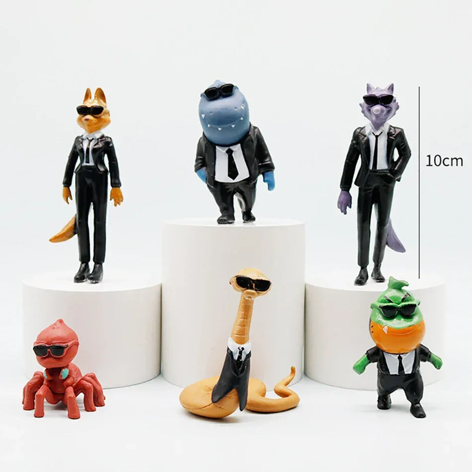 The Bad Guys Action Figures Set Collectible PVC Desk Decor - ToylandEU