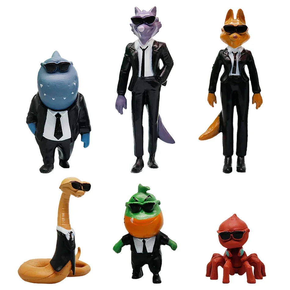 The Bad Guys Action Figures Set Collectible PVC Desk Decor - ToylandEU