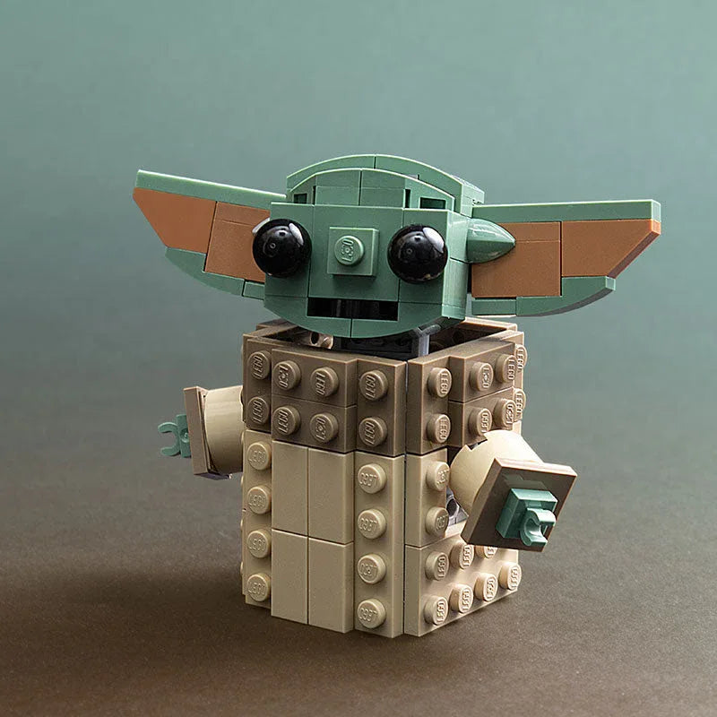 Baby Yoda LEGO Mandalorian Custom Moc With 100 Authentic Parts - ToylandEU